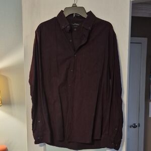 MARC BY MARC ANTHONY Men's Burgundy Shirt